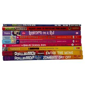 Graphic Novels for Kids Lot of 9 Babysitters Little Sister I Survived Class Set